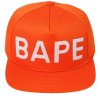 Bape Sequin Snap Back Cap Orange