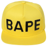 Bape Sequin Snap Back Cap Yellow