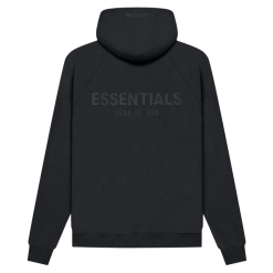 FEAR OF GOD ESSENTIALS Pull-Over Hoodie (SS21) Black/Stretch Limo