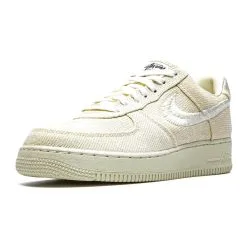 Nike Stussy X Air Force 1 Low 'Fossil' -Nike Trainers, Footwear & Clothing shop nike air force 1 low stussy fossil CZ9084 200 4