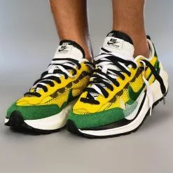 Sacai X Nike VaporWaffle 'Tour Yellow' -Nike Trainers, Footwear & Clothing shop nike vaporwaffle sacai tour yellow stadium green CV1363 700 6